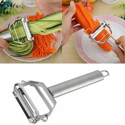 Stainless Steel Vegetable & Potato Peeler & Julienne Cutter Tool
