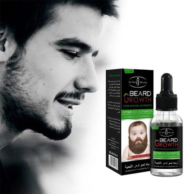 Organic Beard Growth Oil for Men – Natural Beard Care & Fast Beard Growth Serum (35ml)