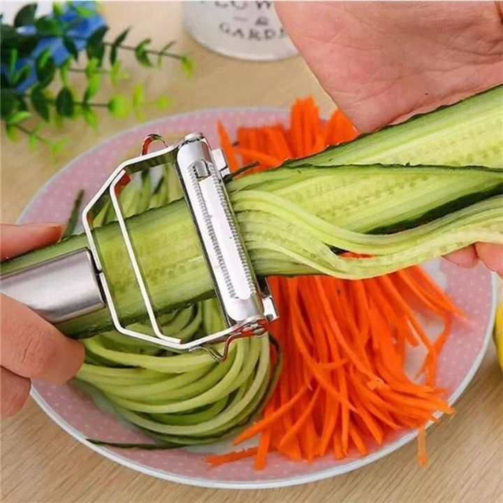 Stainless Steel Vegetable & Potato Peeler & Julienne Cutter Tool