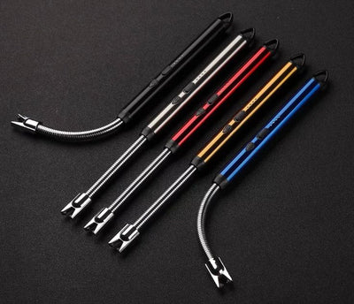 USB Rechargeable ARC Lighter 360° Rotation | Windproof Flameless Electric Plasma Lighter for Candles, BBQ & Kitchen