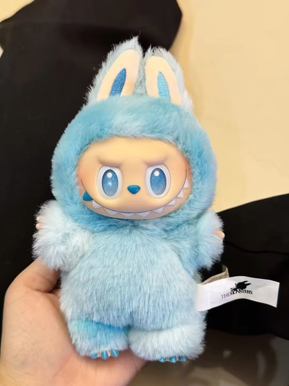 Labubu Big Into Energy Monster Plush Keychain - 1 PC (Blue)