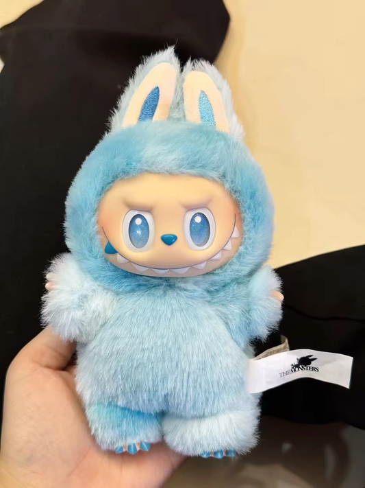 Labubu Big Into Energy Monster Plush Keychain - 1 PC (Blue)