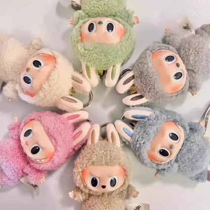 Labubu Macaron Monster Keychain Blind Box (Random Character) - 1 PC