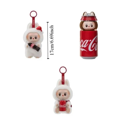 Labubu Monster Coca-Cola Series Plush Keychain Blind Box - 1 PC