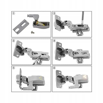 LED Cabinet Hinge Light – Automatic Motion-Activated Interior Cupboard Lamp