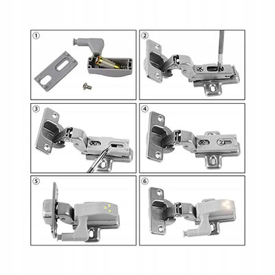 LED Cabinet Hinge Light – Automatic Motion-Activated Interior Cupboard Lamp