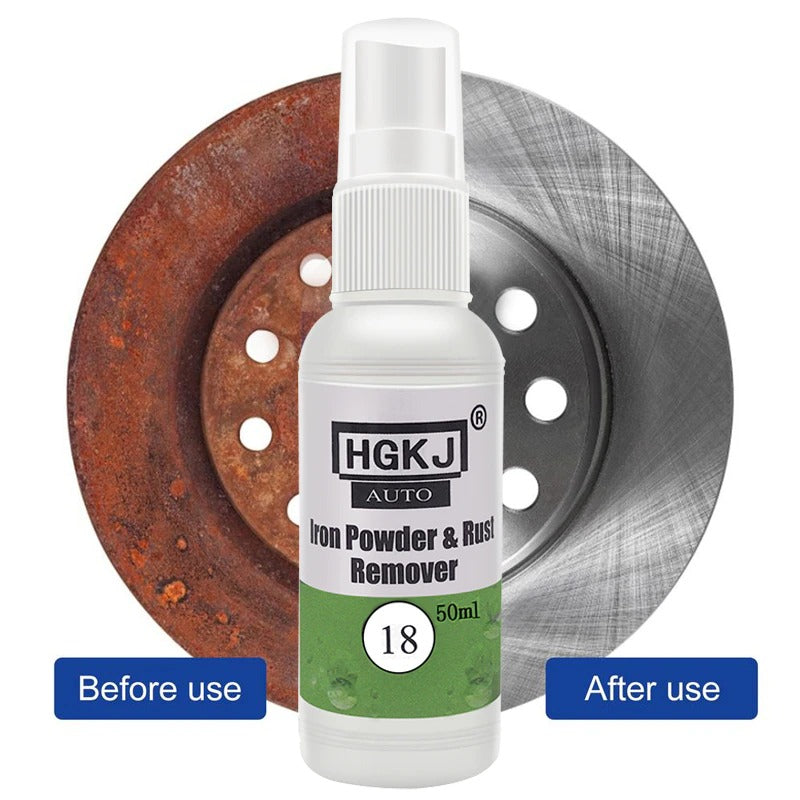 HGKJ-18 Car Rust Remover Spray – Iron Powder & Paint Wheel Cleaner