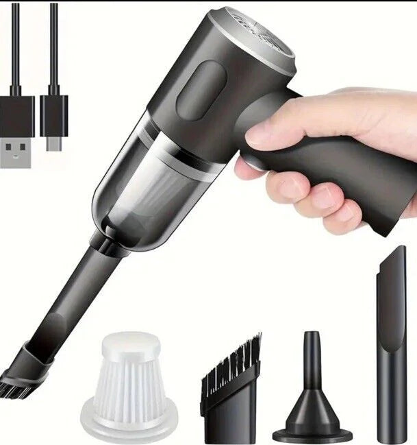 2-in-1 Mini Portable Vacuum Cleaner for Car & Home