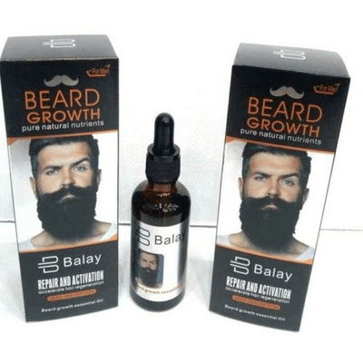 Balay Beard Growth Essential Oil for Men – Natural Beard Growth Serum with Pure Nutrients