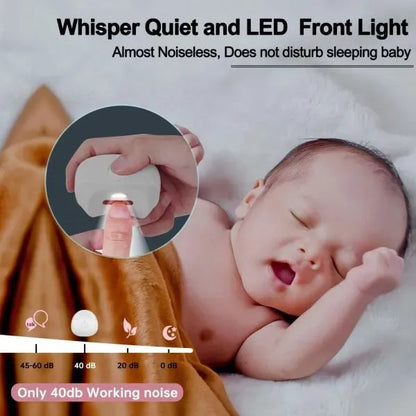 Automatic Electric Nail Clipper & Trimmer with LED Light