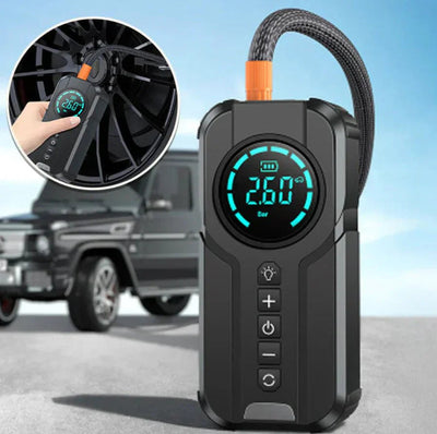 Multifunctional Car Jump Starter with Digital Air Pump & LED Light
