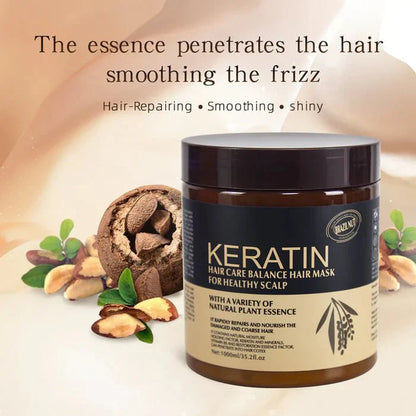 Brazil Nut Keratin Hair Care Balance Keratin Hair Mask & Keratin Hair Treatment for Healthy Scalp 500 ml (Original)