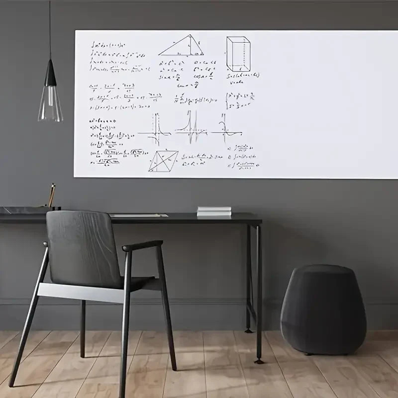 Self-Adhesive Whiteboard Sticker Roll – Dry Erase Wall Decal