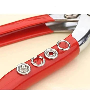 Tich Button Press Plier – Hand Tool with Free Snap Buttons