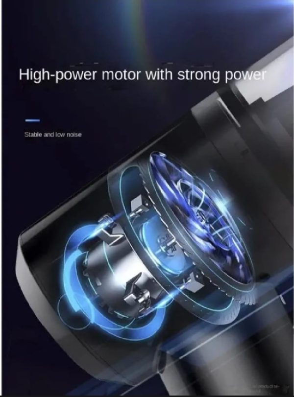 3-in-1 Cordless Mini Vacuum Cleaner – Vacuum, Blow & Inflate Anywhere with Ease