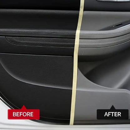 Qifenghe Car Plastic Restorer & Wax Polish – 200gm + Sponge | Interior & Exterior Renewal Coating