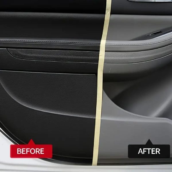 Qifenghe Car Plastic Restorer & Wax Polish – 200gm + Sponge | Interior & Exterior Renewal Coating