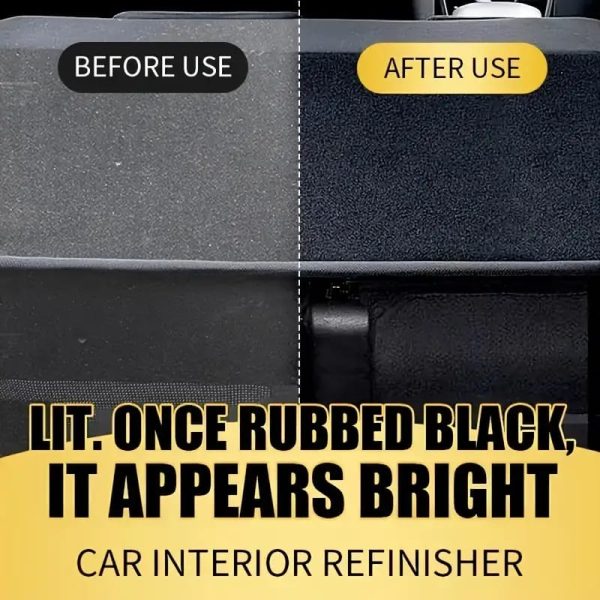 Qifenghe Car Plastic Restorer & Wax Polish – 200gm + Sponge | Interior & Exterior Renewal Coating