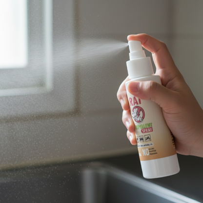 Rat Repellent Spray 50ml – Natural, Safe & Non-Toxic Rodent Deterrent for Home, Kitchen, Car & Storage (Buy 1 Get 2 free)