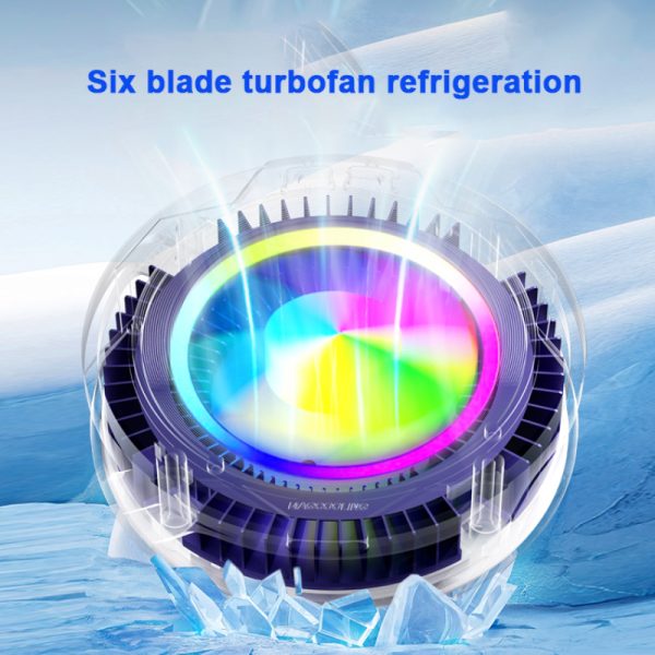 Sl-25 15w High Power Mobile Phone Original Cooler Radiator With Magnetic/clip, Fast Ice Cooling, And Rgb Led Light