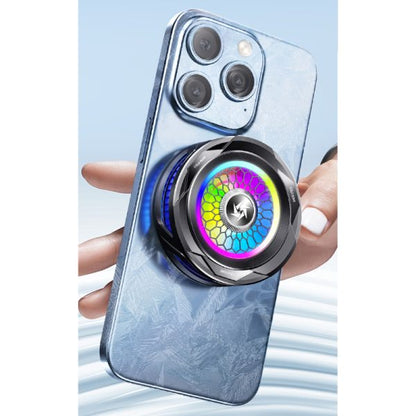 Sl-25 15w High Power Mobile Phone Original Cooler Radiator With Magnetic/clip, Fast Ice Cooling, And Rgb Led Light