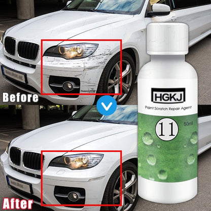 HGKJ Car Care Essentials – Leather Cleaner, Coating Agent, Scratch Remover & Rust Remover
