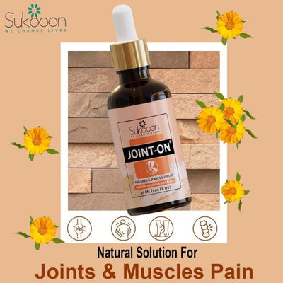 Sukoon Joint On Essential Oil – Natural Pain Relief for Joints, Back, Arthritis & Muscles (30ml)
