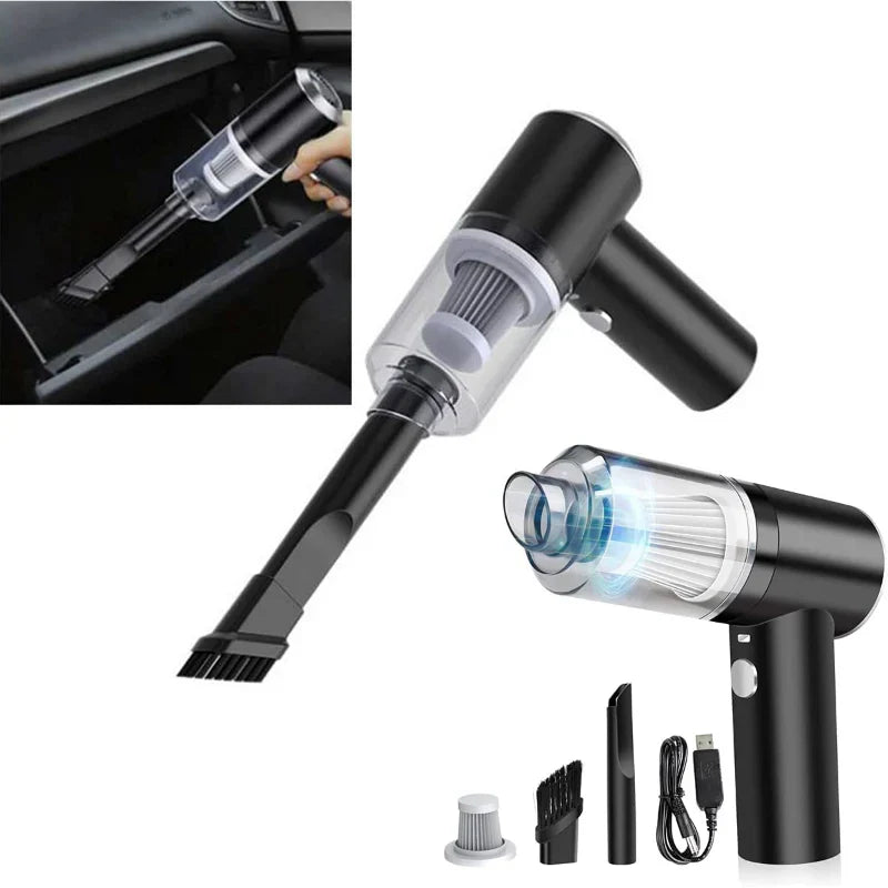 2-in-1 Mini Portable Vacuum Cleaner for Car & Home