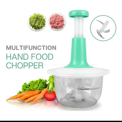 Push Multi-Chop Manual Food Processor – Compact & Powerful (1.5L / 2L)